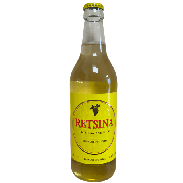 Retsina Greek Dry White Wine 50cl 11.5%