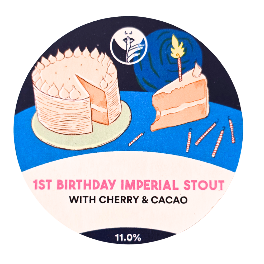 1st Birthday Imperial Stout (11%) Draught 1L