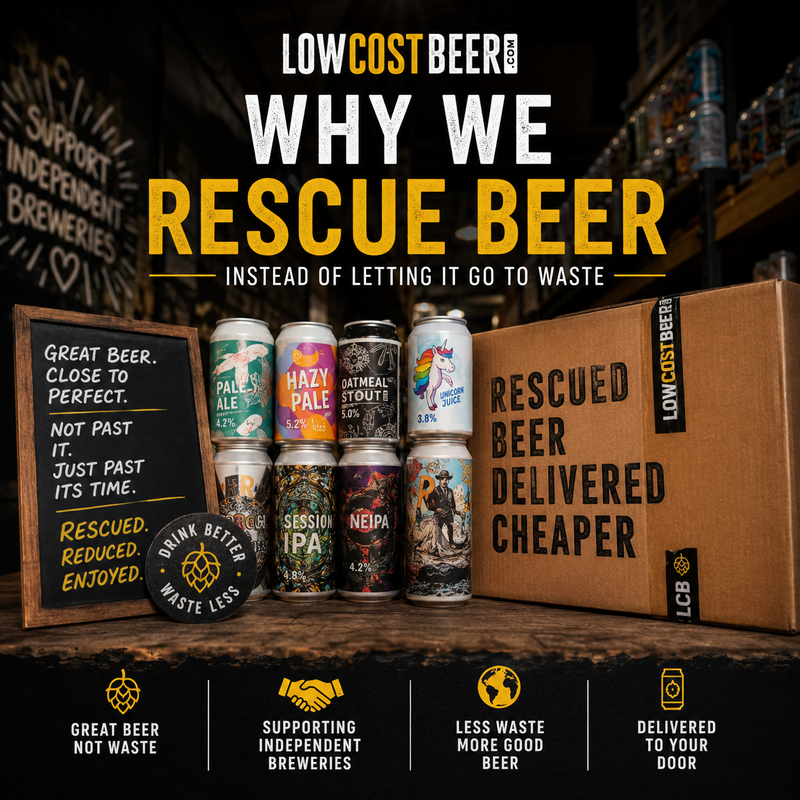 Why We Rescue Beer (Instead of Letting It Go to Waste)