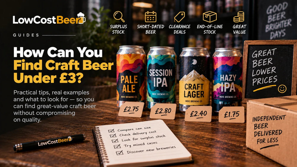 How Can You Find Craft Beer Under £3?
