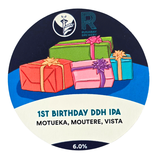 1st Birthday DDH IPA (DDH Hazy IPA, 6%) 1L Draft