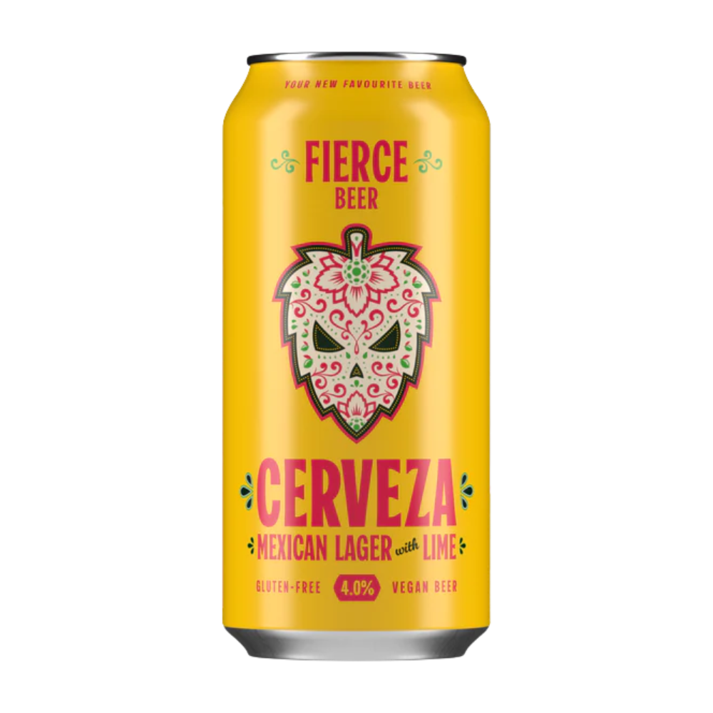 Fierce Beer Cerveza Mexican Lager (4%) 440ml