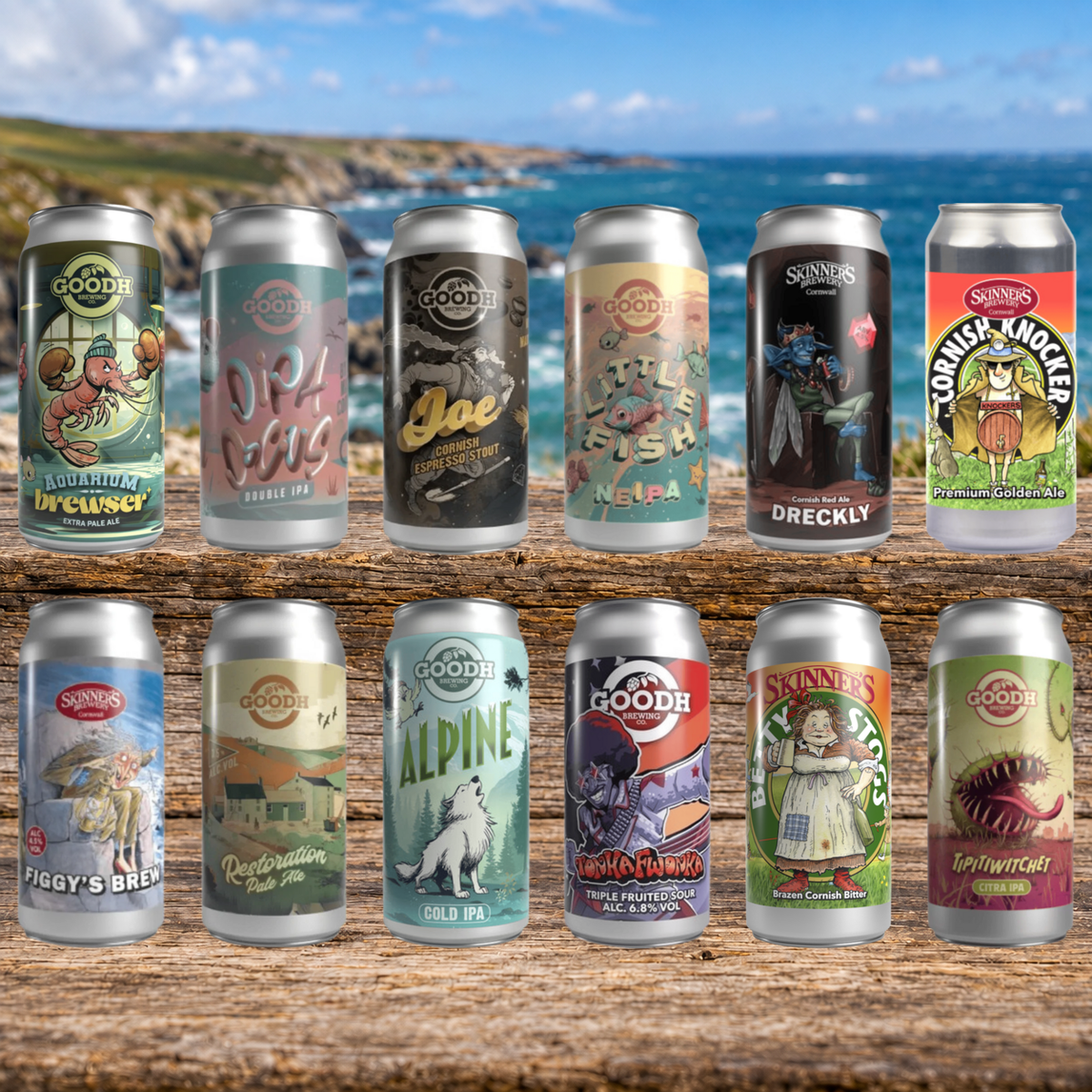 Goodh & Skinner’s Brewery Showcase Box (12 Beers) 440ml