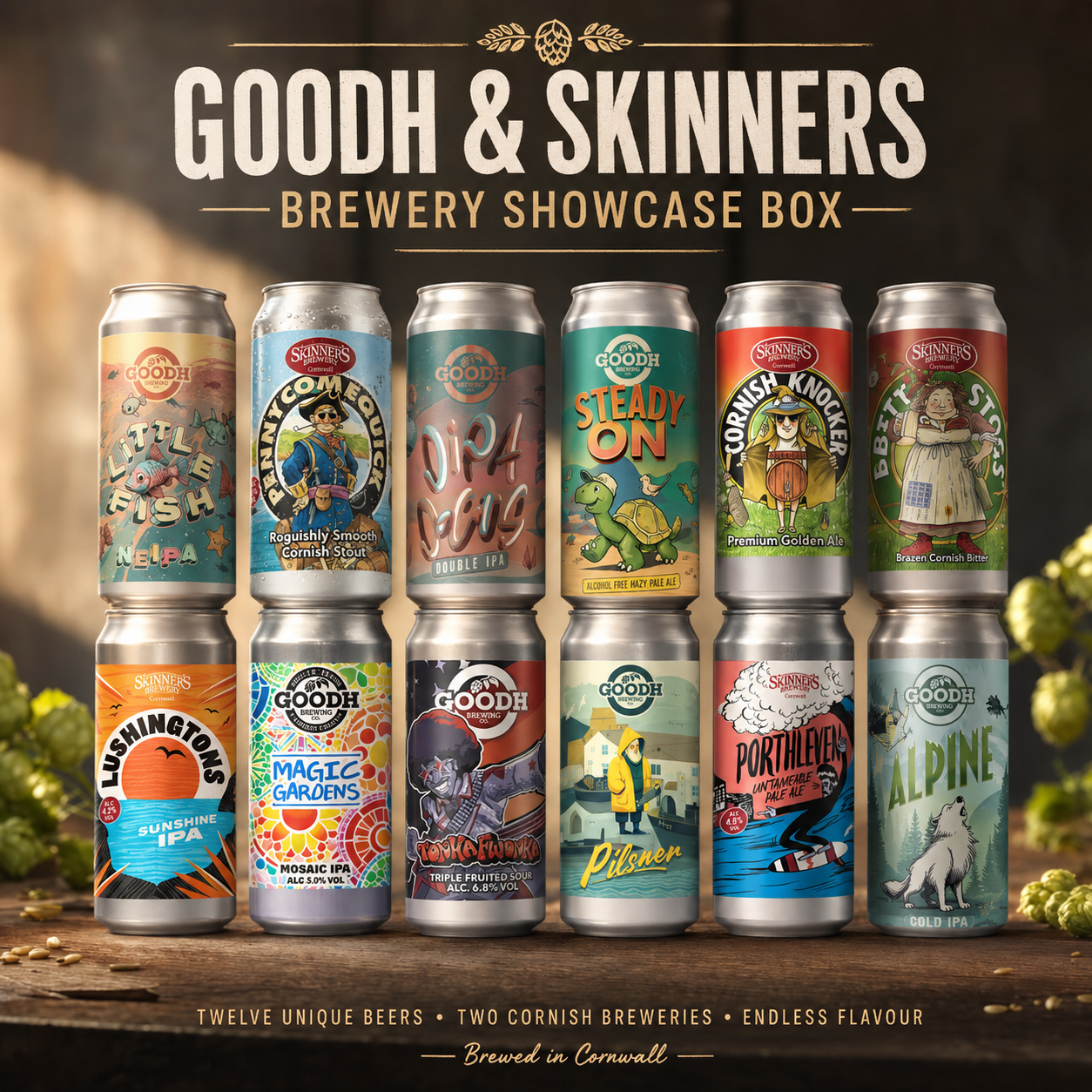 Goodh Brewing Co & Skinner's Showcase Box (12 x 440ml Cans)