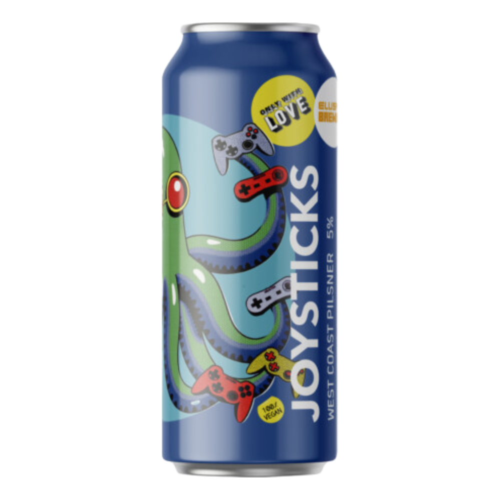 Joysticks (Elusive Collab) Pilsner (5%) 440ml