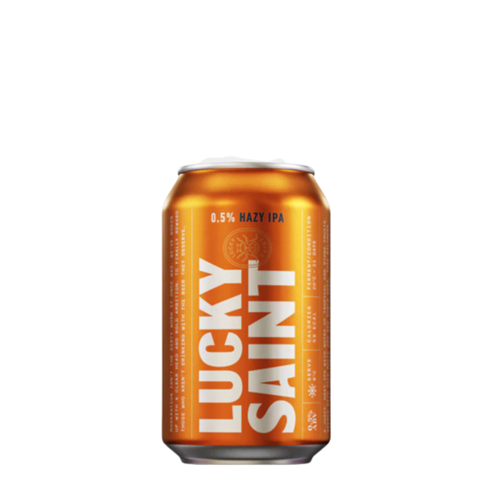 Lucky Saint Hazy IPA (0.5%) 330ml
