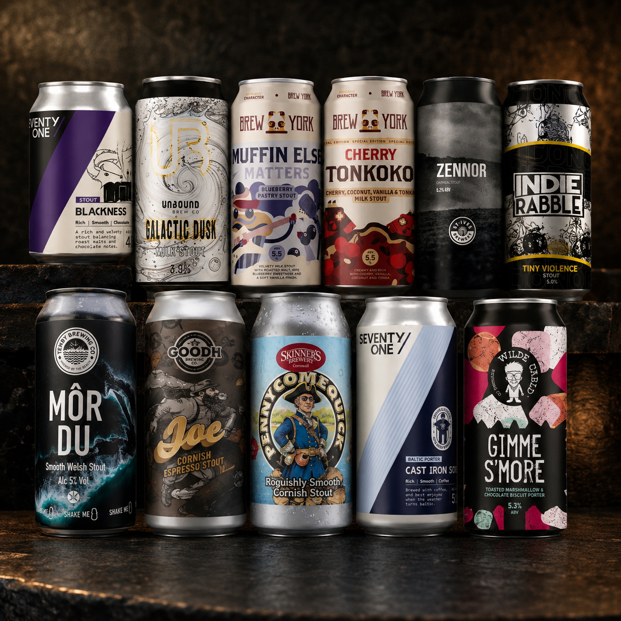 Shout to the Stout — Mixed Craft Stout & Porter Case