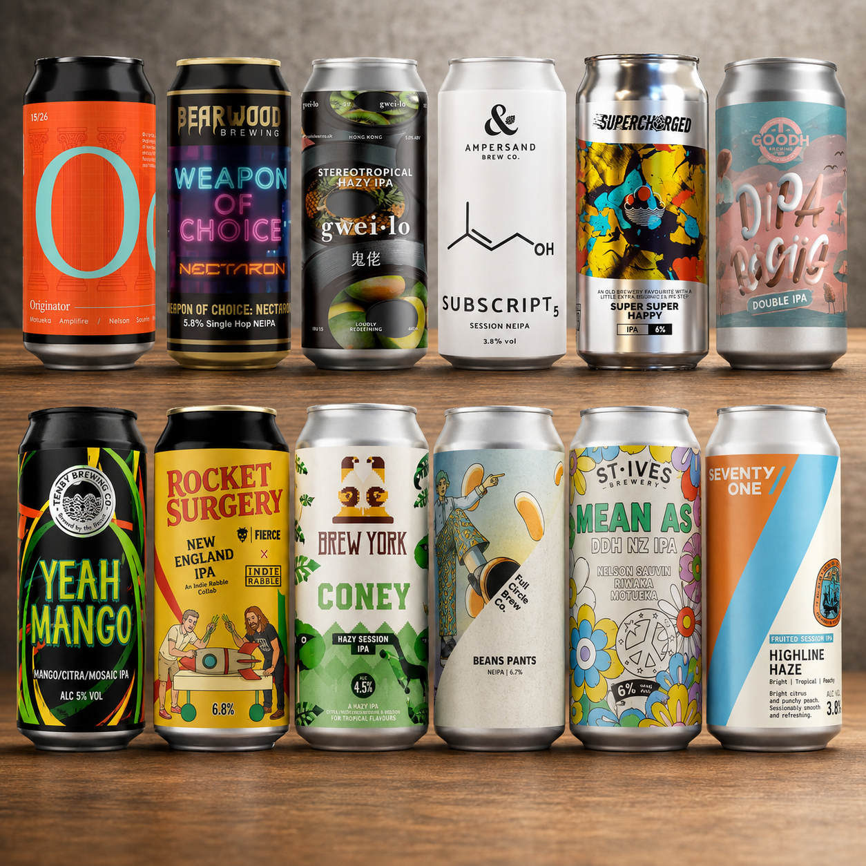 The Full IPA Monty — Mixed Craft IPA Case