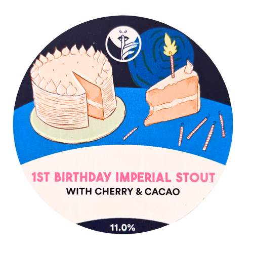 1st Birthday Imperial Stout (11%) Draught 1L