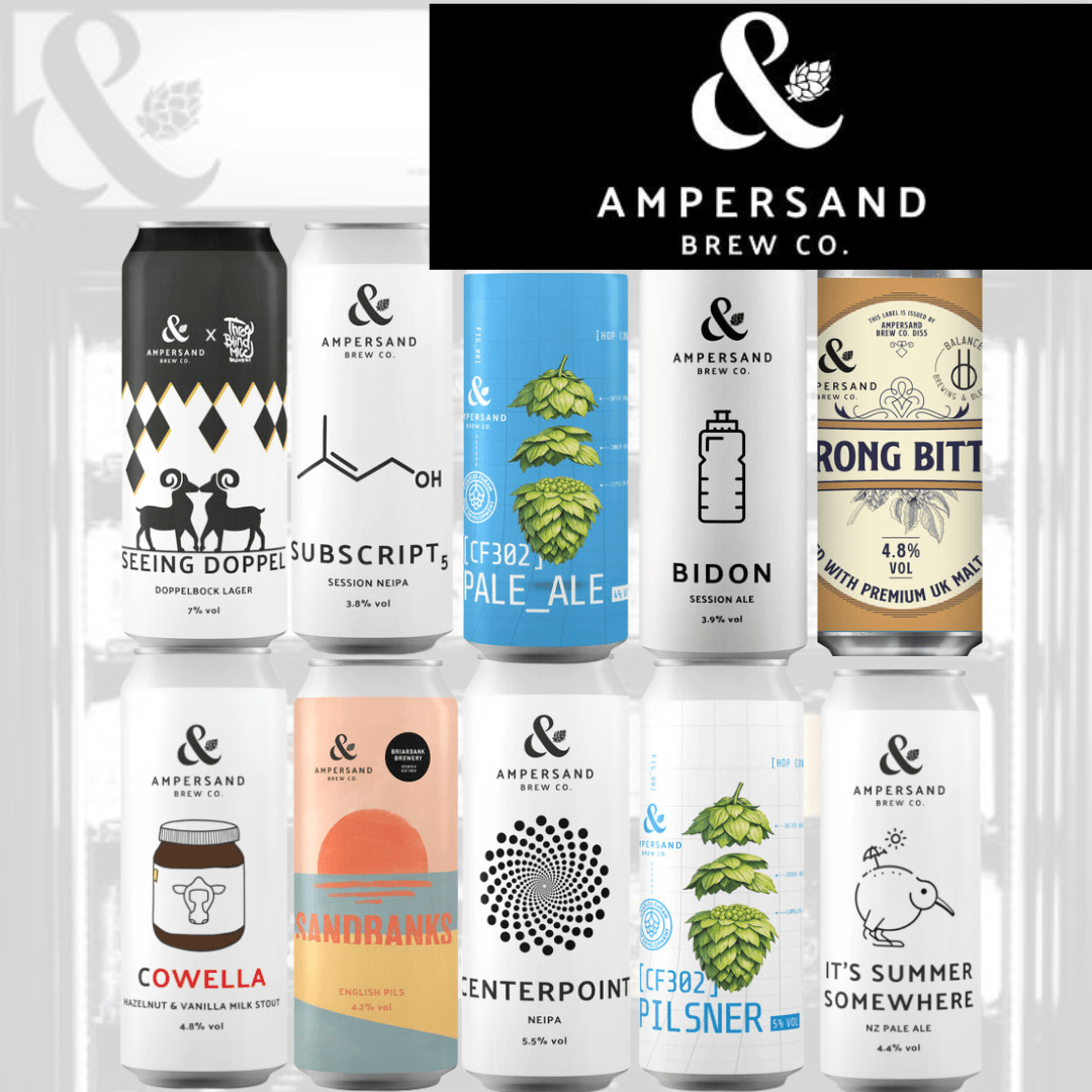 Ampersand Brew Co Ampersand Brewery Showcase Box (10x440ml) Low Cost Beer