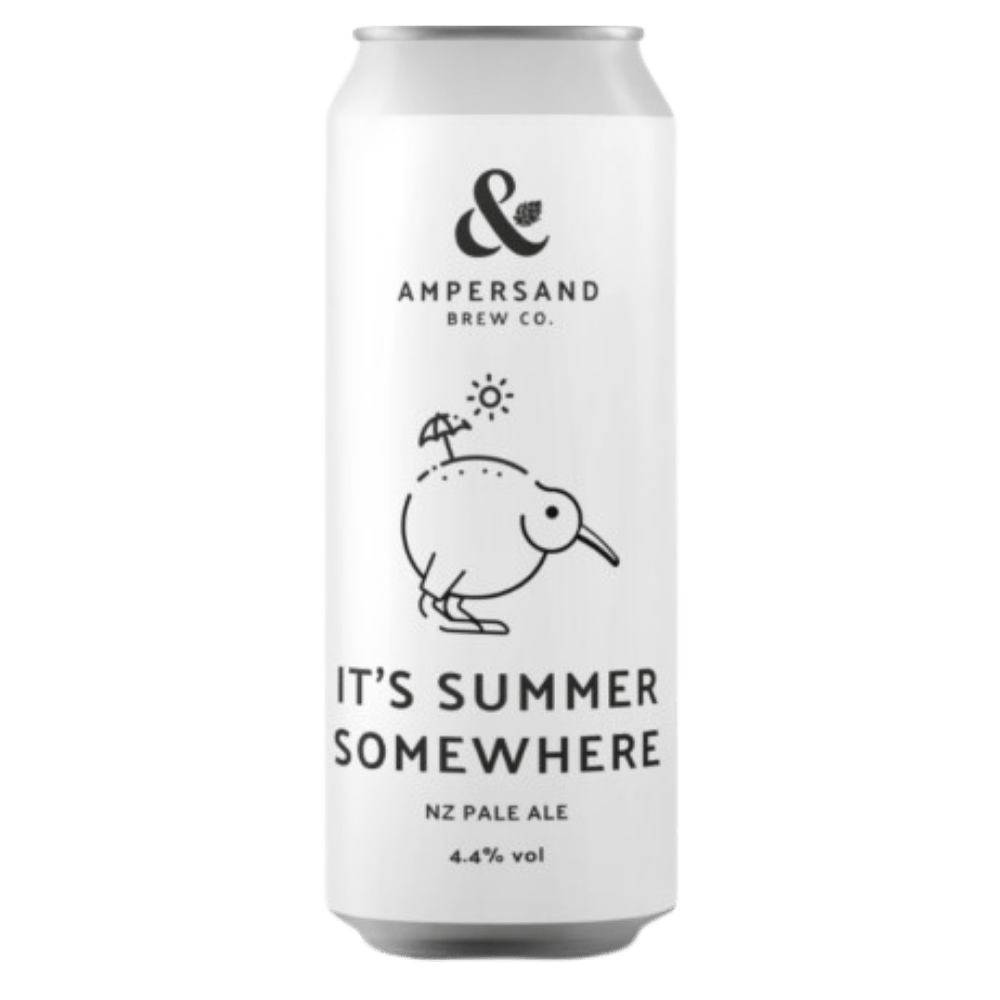 Ampersand Brew Co It’s Summer Somewhere (NZ Pale Ale, 4.4%) 440ml Low Cost Beer