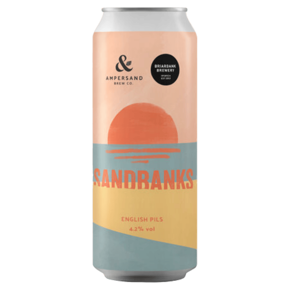 Ampersand Brew Co Sandbanks (Briarbank Brewery Collab, English Pilsner, 4.2%) 440ml Low Cost Beer