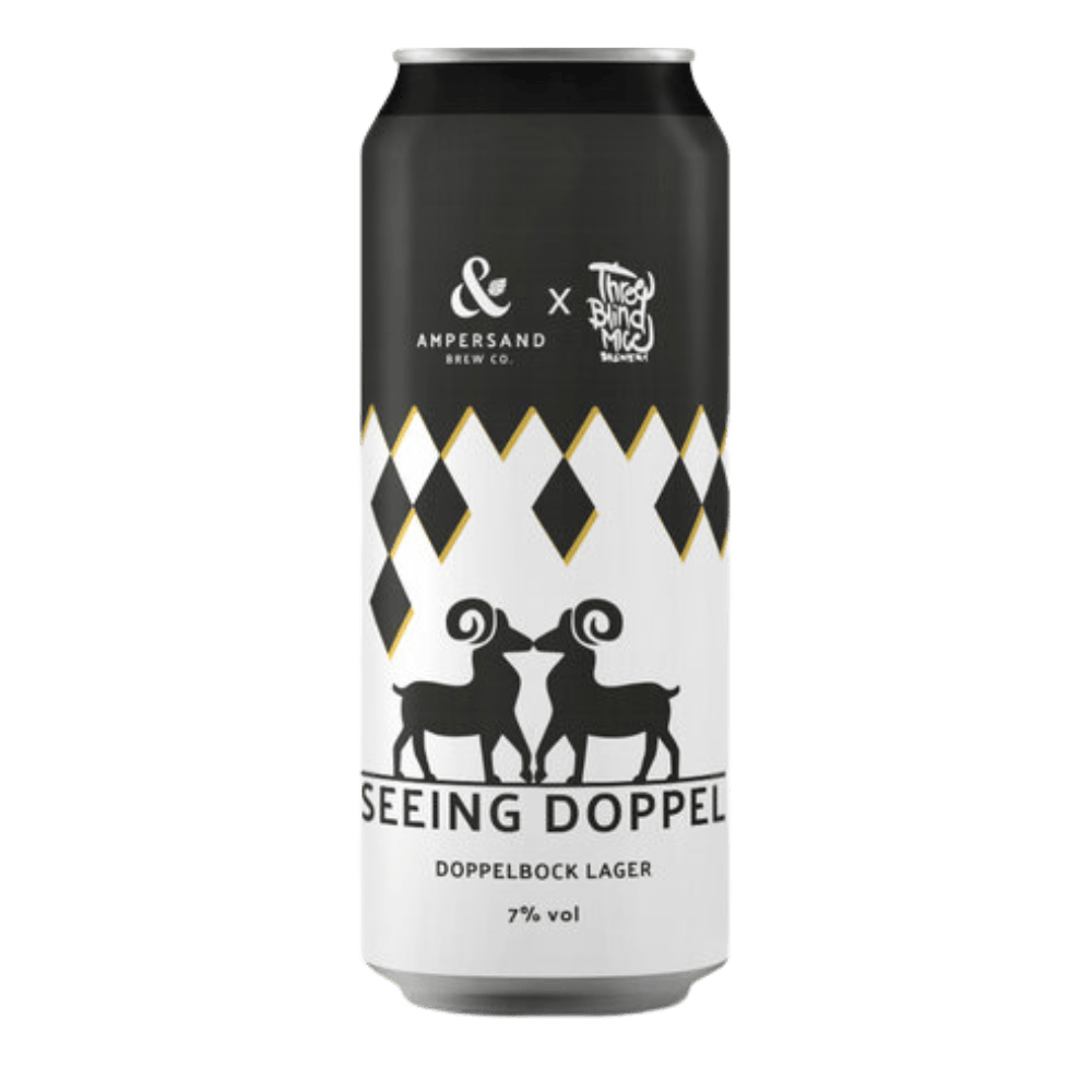 Ampersand Brew Co Seeing Doppel (Doppelbock Lager, 7%) 440ml Low Cost Beer