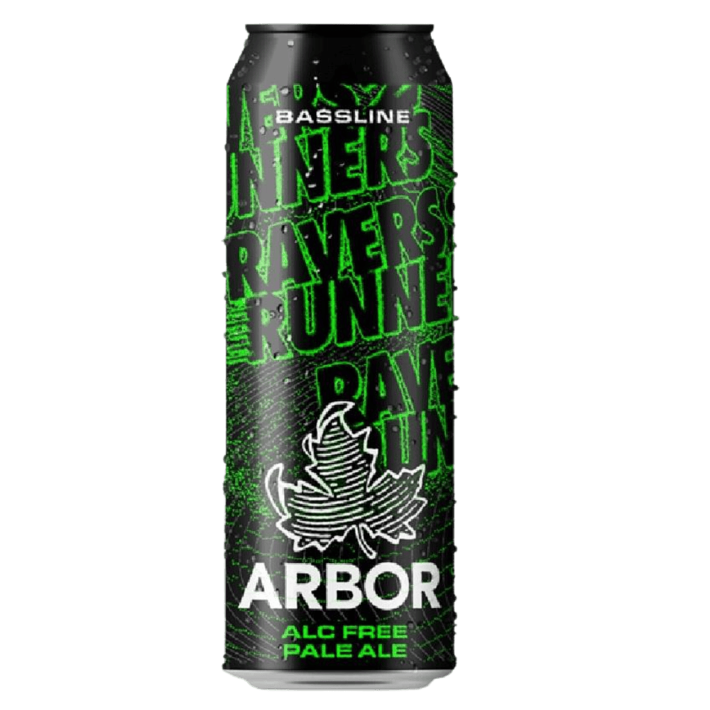 Arbor Ales Bassline (Alcohol-Free Pale Ale, 0.5%) 568ml Low Cost Beer