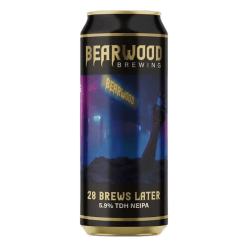 Bearwood Brewing 28 Brews Later (NEIPA, 5.9%) 440ml Low Cost Beer