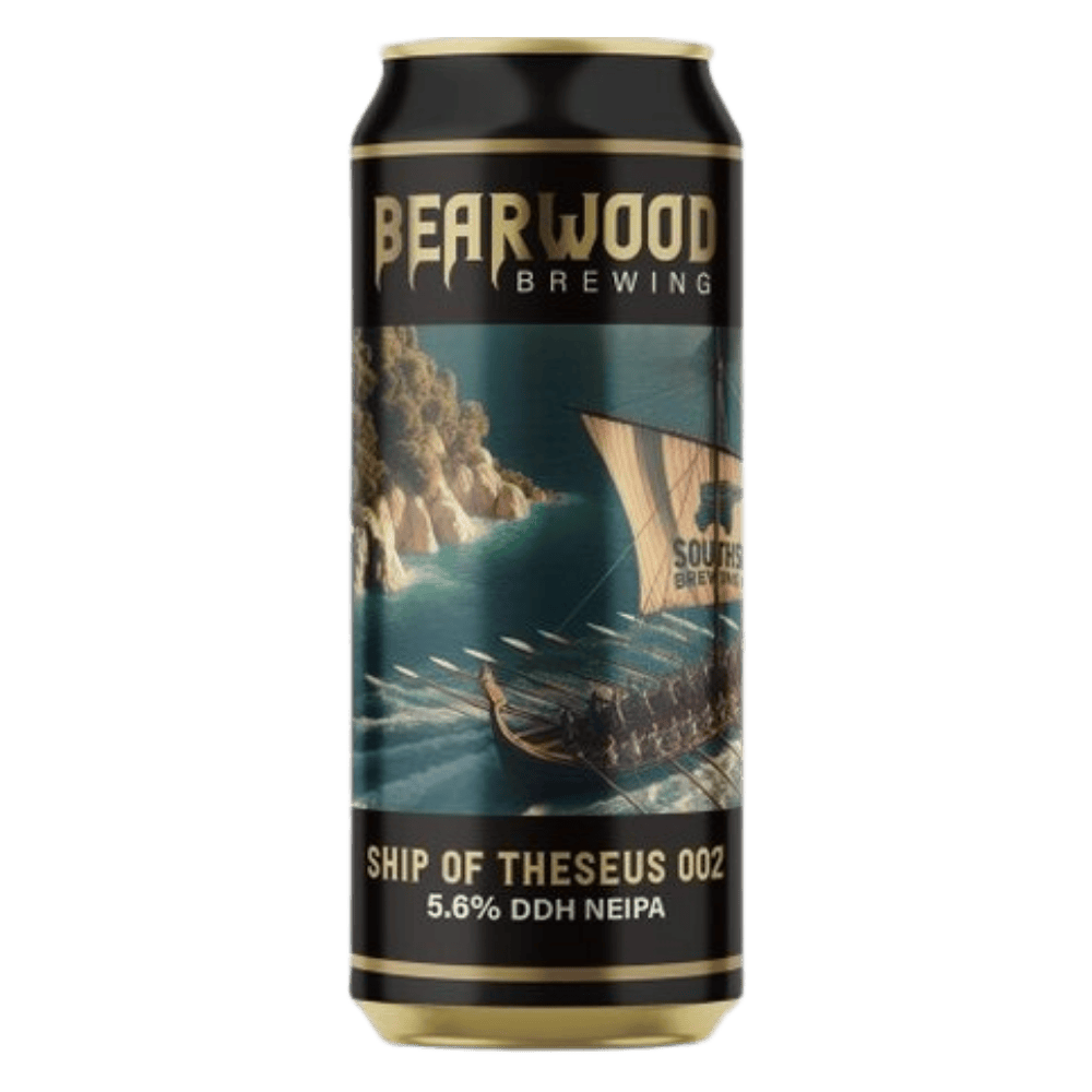 Bearwood Brewing Ship Of Theseus 002 (DDH NEIPA, 5.6%) 440ml Low Cost Beer