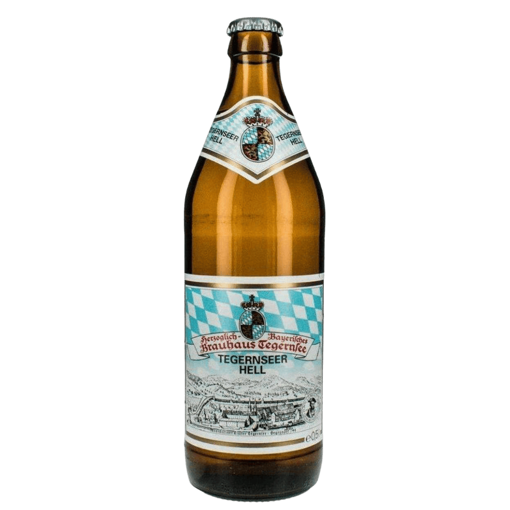 Brauhaus Tegernsee Tegernseer Hell (4.5%, Lager) 500ml Low Cost Beer