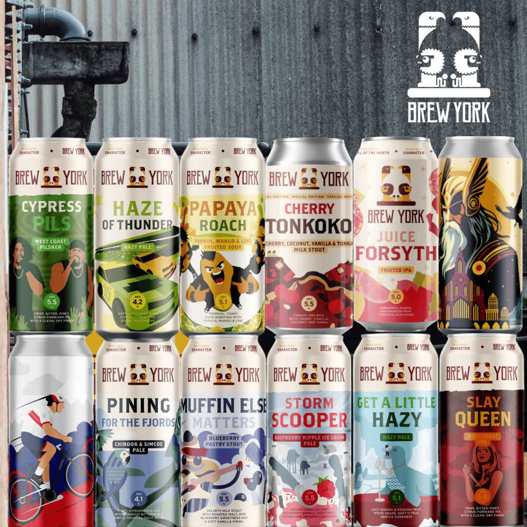 Brew York Brew York Brewery Showcase Box – 12 Beer Mixed Case (440ml) Low Cost Beer