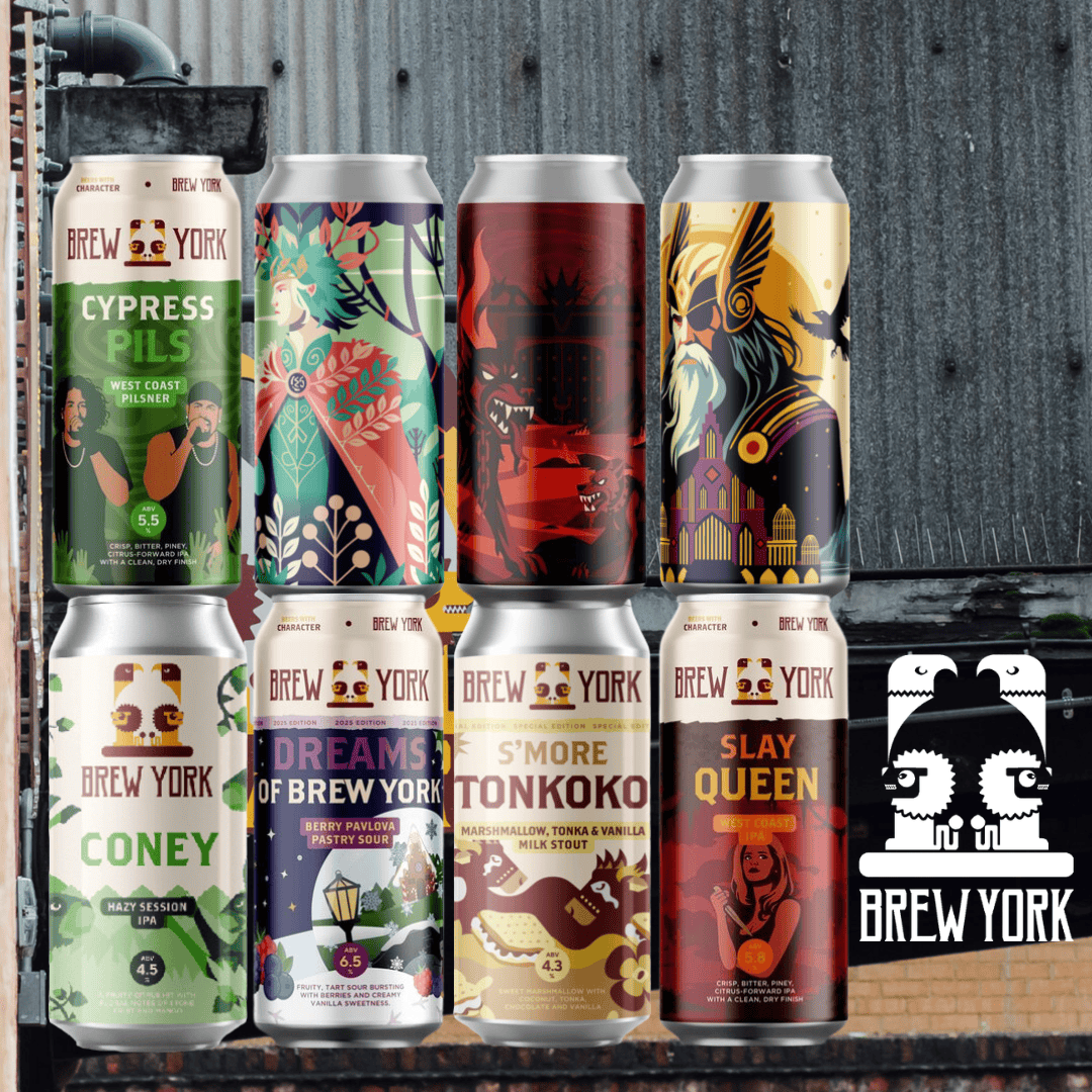 Brew York Brew York Brewery Showcase Box (8 x 440ml Cans) Low Cost Beer