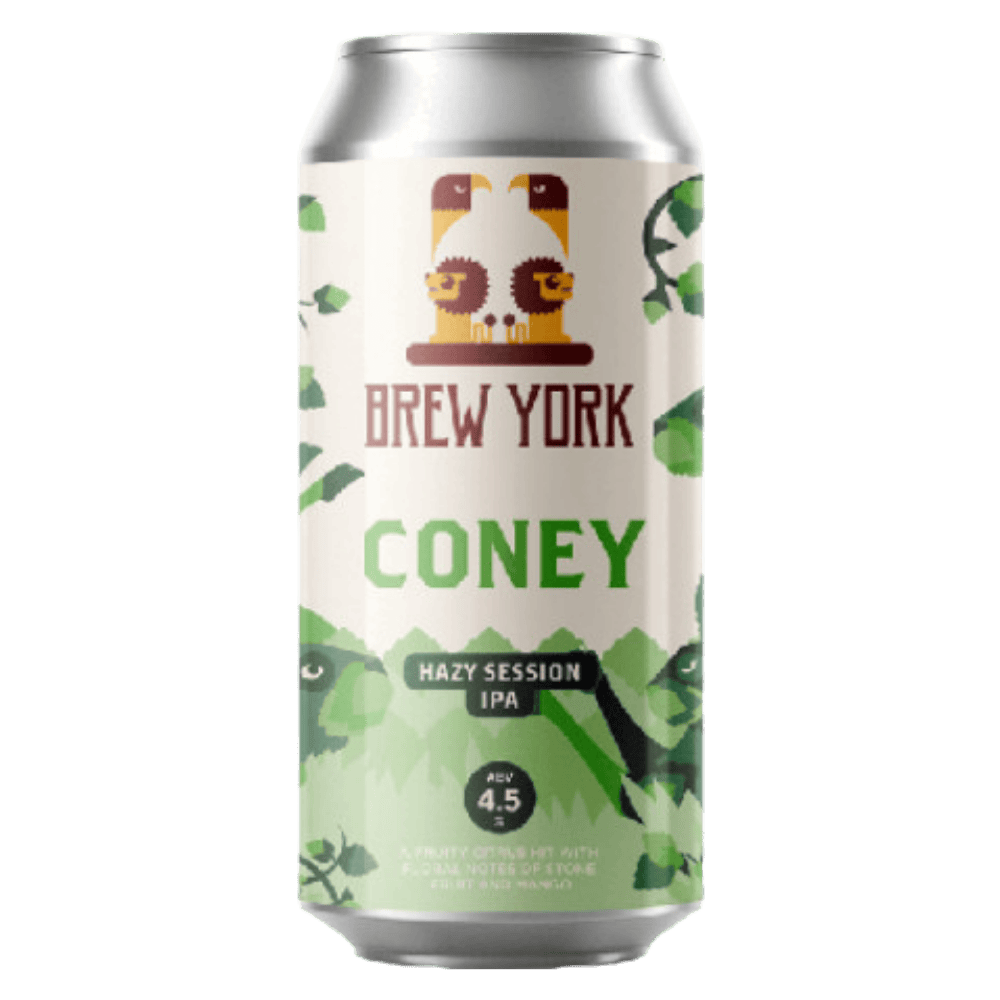 Brew York Coney (Hazy Session IPA, 4.5%) 440ml Low Cost Beer
