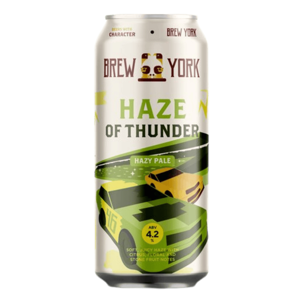 Brew York Haze of Thunder (Pale Ale, 4.2%) 440ml Low Cost Beer