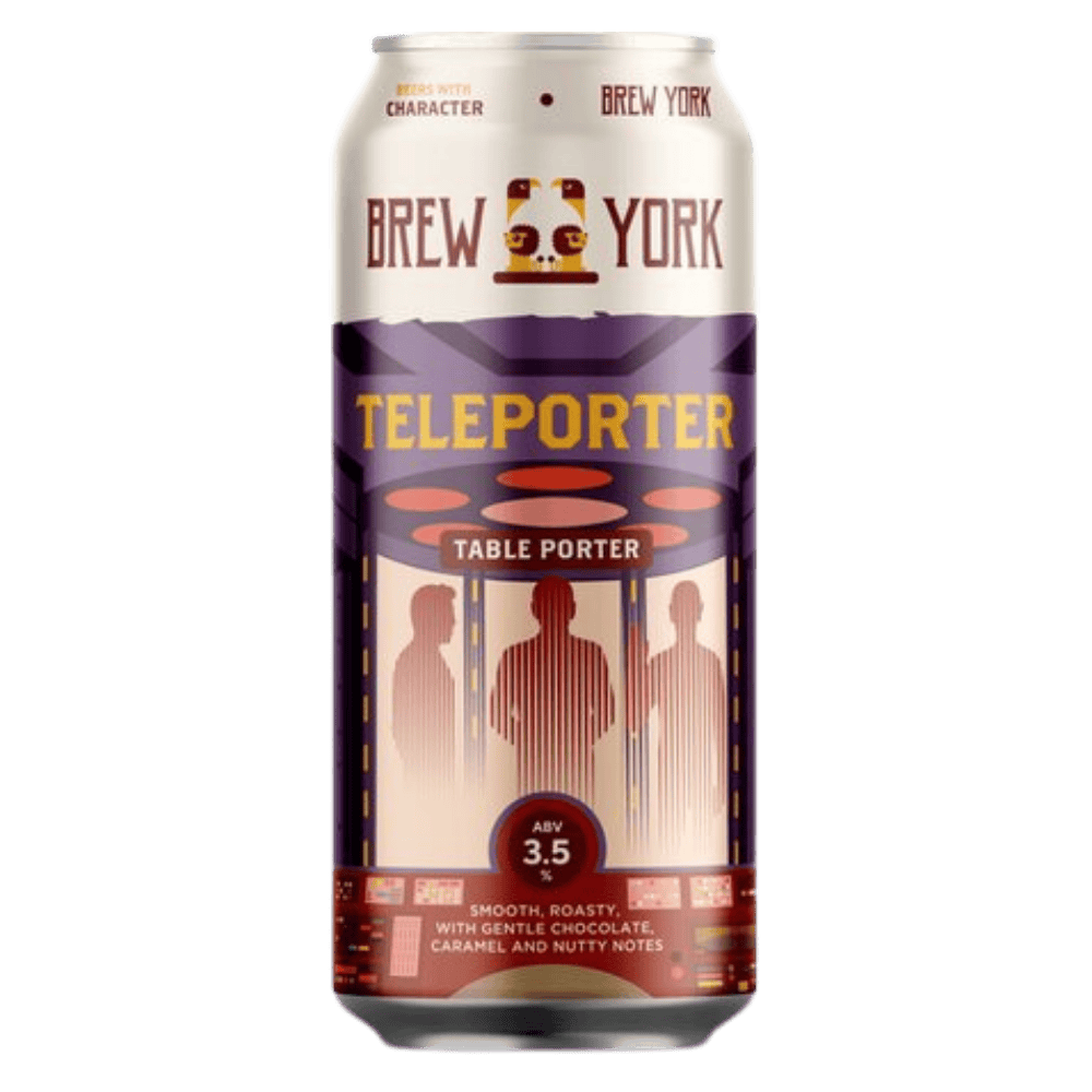 Brew York Teleporter (Table Porter, 3.5%) 440ml Low Cost Beer