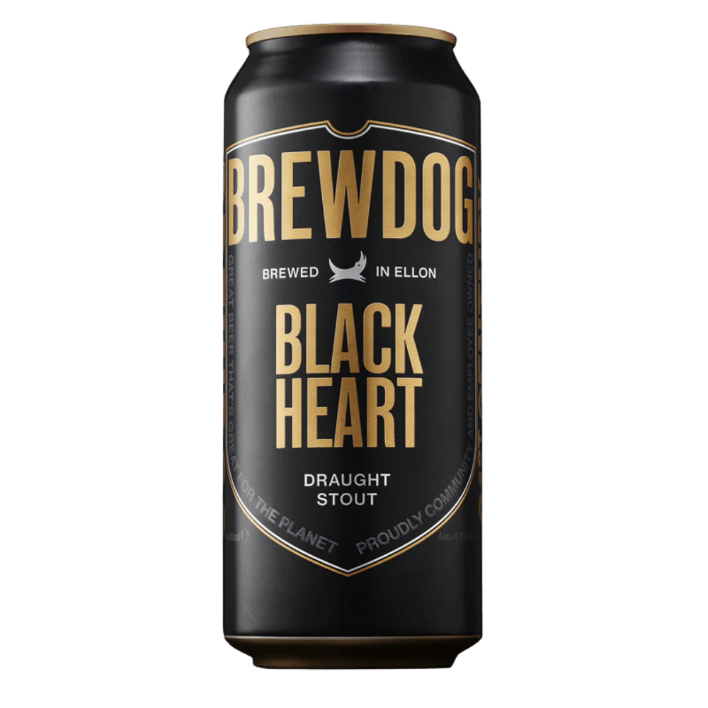 BrewDog Black Heart (Stout, 4.1%) 440ml Low Cost Beer