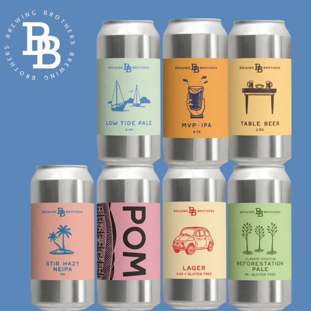 Brewing Brothers Brewing Brothers Brewery Showcase Box (7x 440ml) Low Cost Beer
