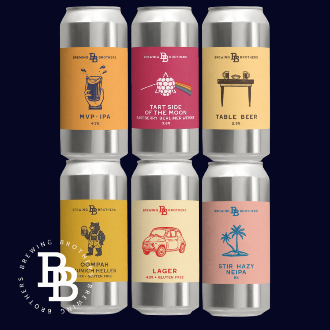 Brewing Brothers Brewing Brothers Brewery Showcase Box (x 440ml) Low Cost Beer