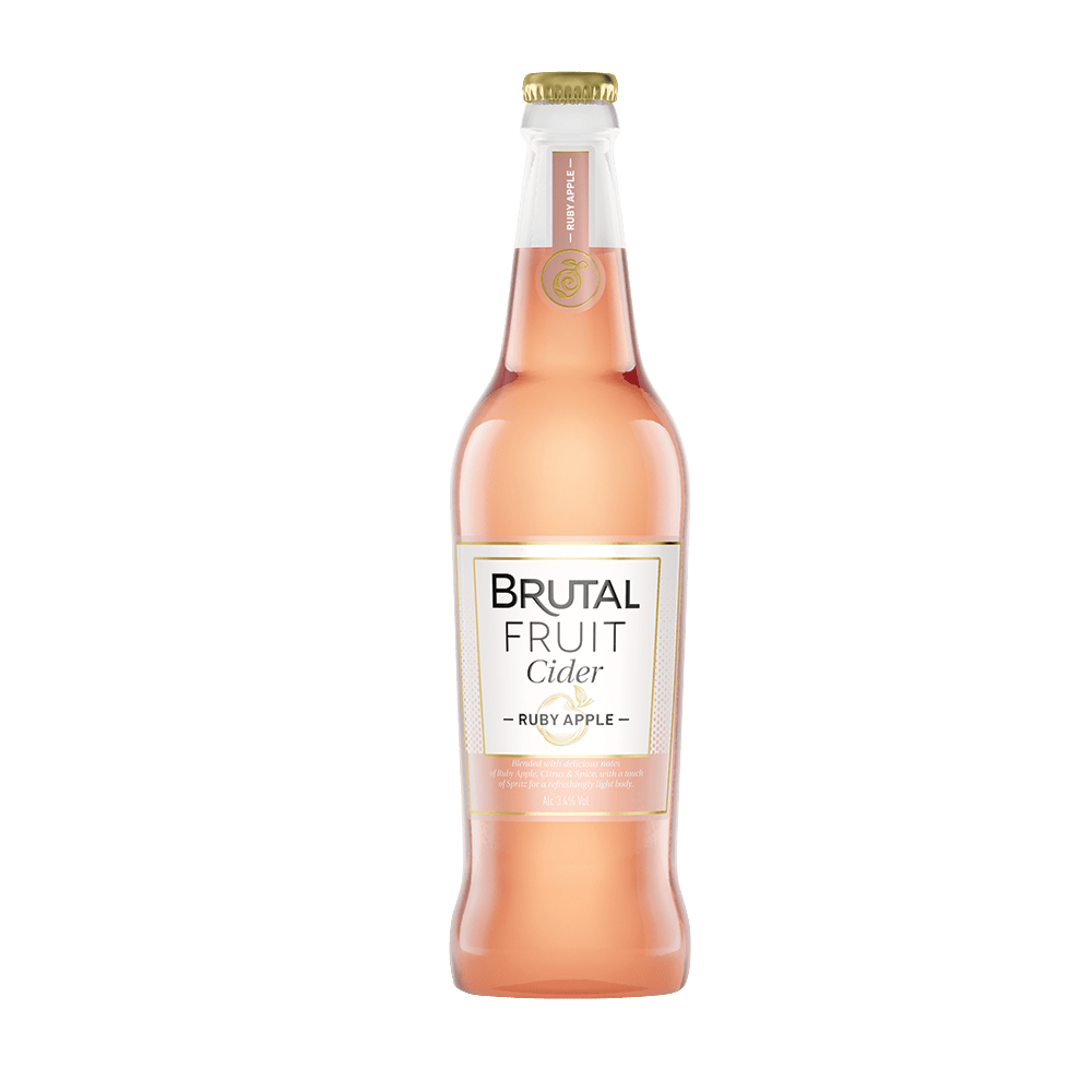 Brutal Fruit Ruby Apple Cider (3.4%) 500 ml Low Cost Beer