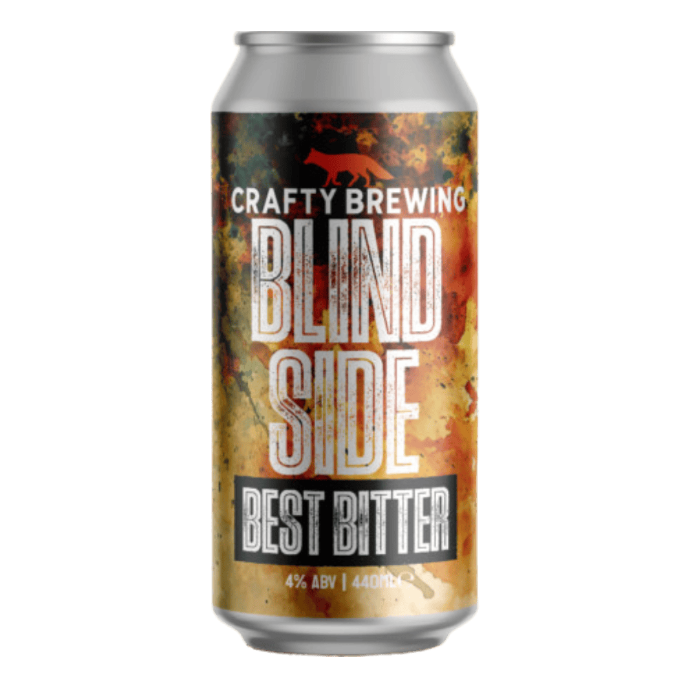 Crafty Brewing Co – Blind Side Bitter (4%) 440ml – LowCostBeer