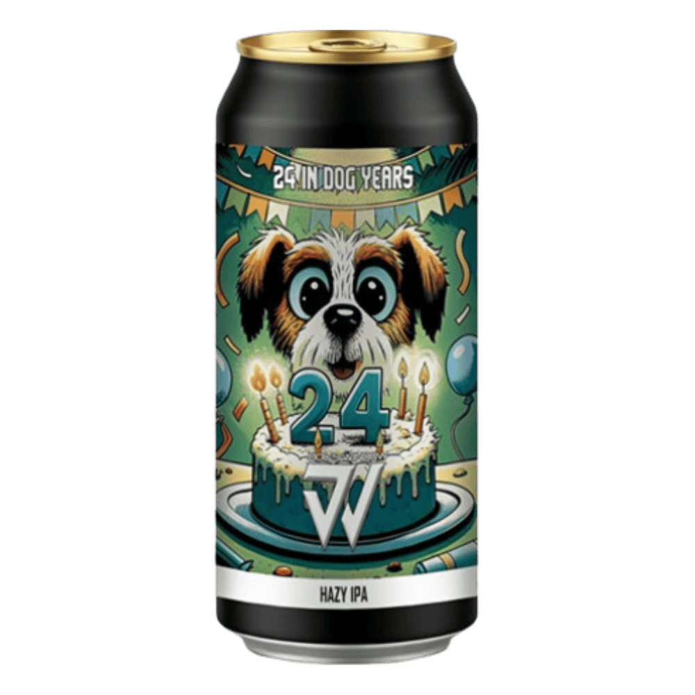 Dog's Window Brewery 24 in Dog Years Hazy IPA (7.4%) 440ml Low Cost Beer