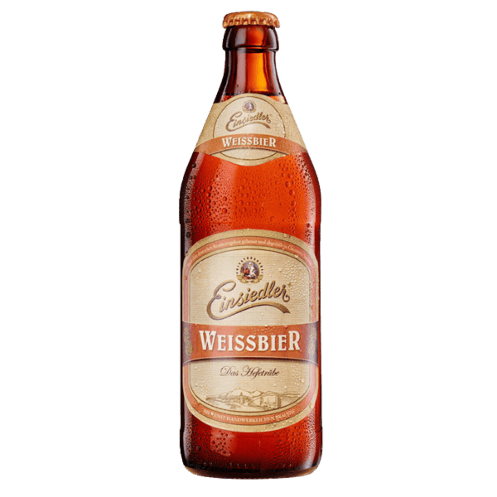 Einsiedler Brauhaus Weissbier (Hefeweizen, 5.2%) 500ml Low Cost Beer
