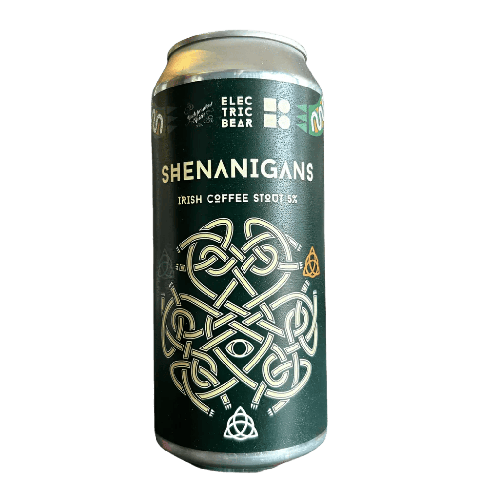 Shenanigans Irish Coffee Stout, 5.0% 440ml - LowCostBeer