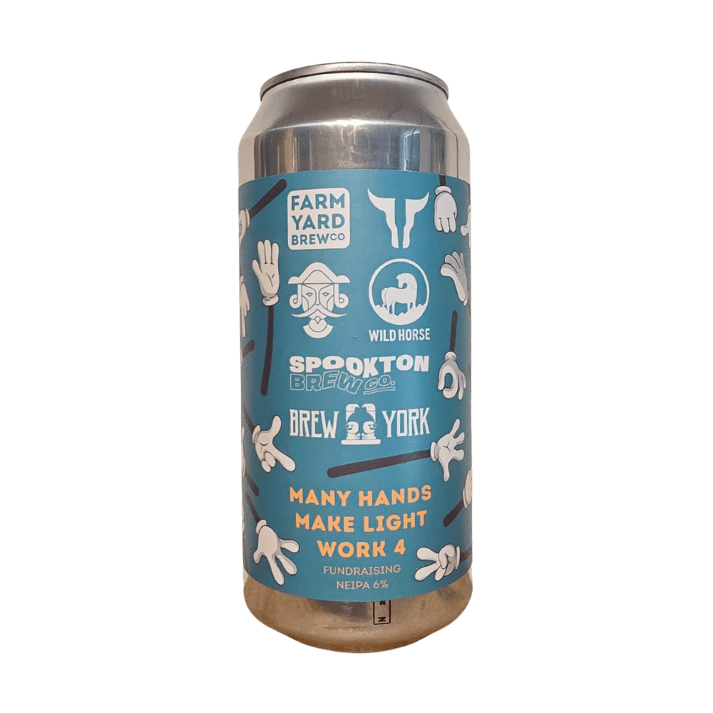 Farm Yard Brew Co Many Hands Make Light Work (NEIPA, 6%) 440ml Low Cost Beer
