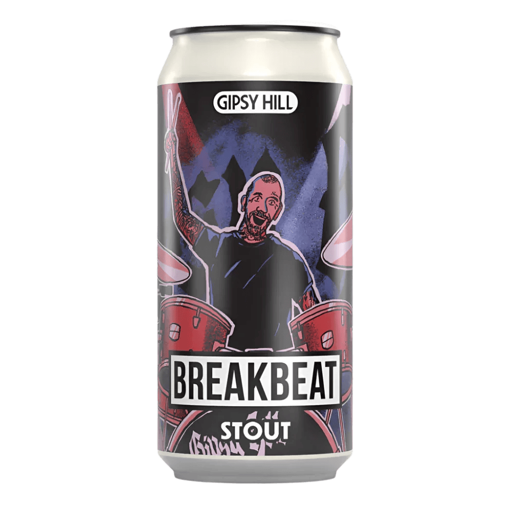 Breakbeat Stout, 5.6% 440ml - LowCostBeer