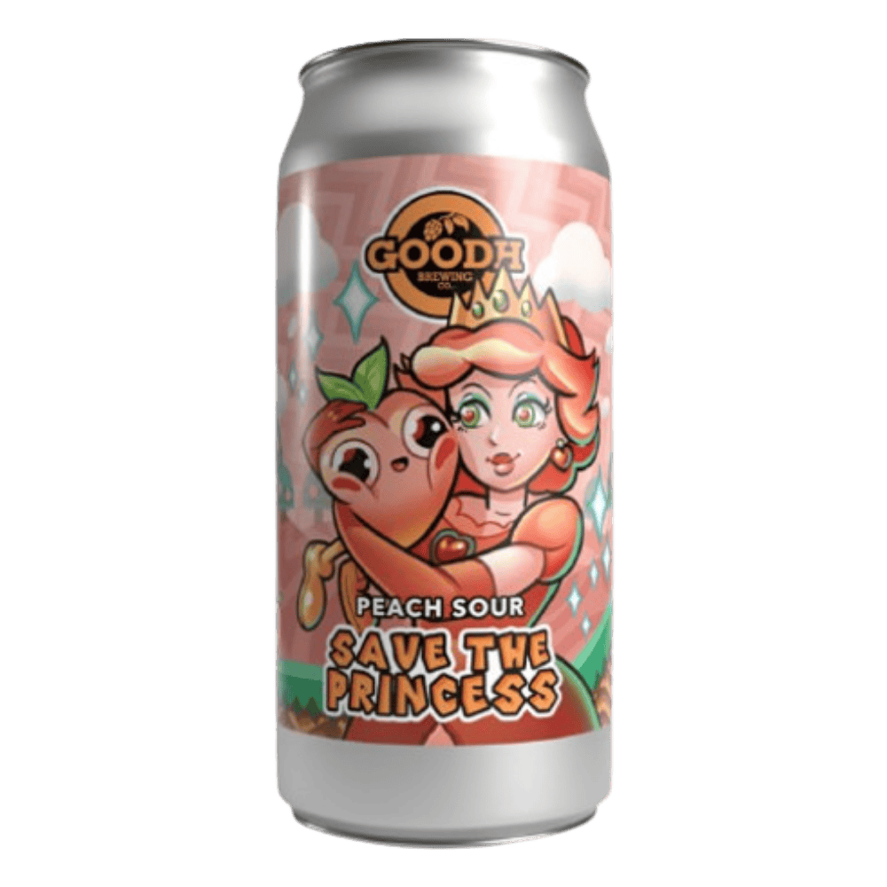 Goodh Brewing Co Save the Princess (Peach Sour, 4.5%) 440ml Low Cost Beer