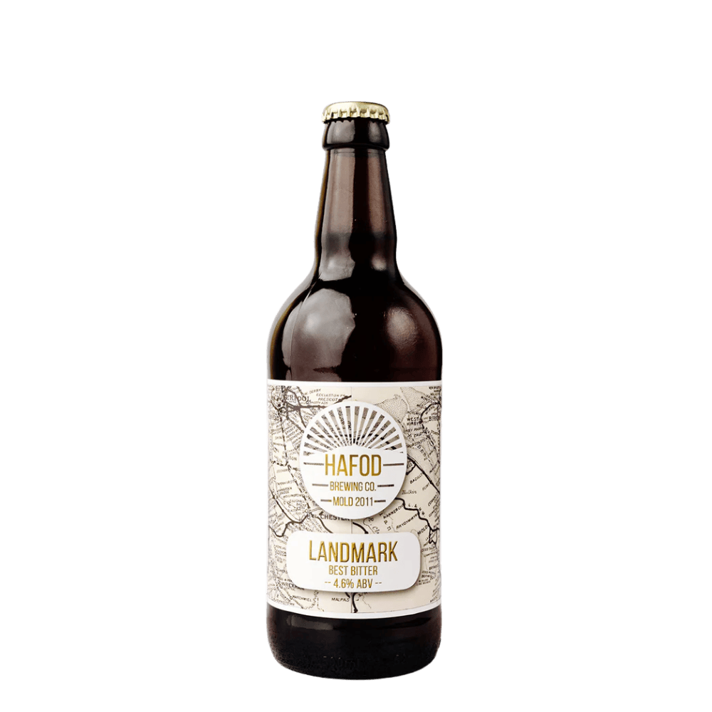 Hafod Brewing Company Landmark Best Bitter (4.6%) 500ml Low Cost Beer