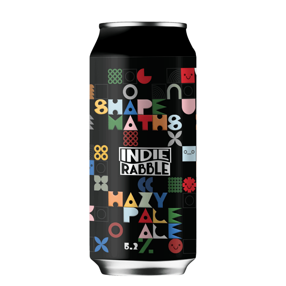 Indie Rabble Beer Shape Maths (American Pale Ale, 5.2%) 440ml Low Cost Beer