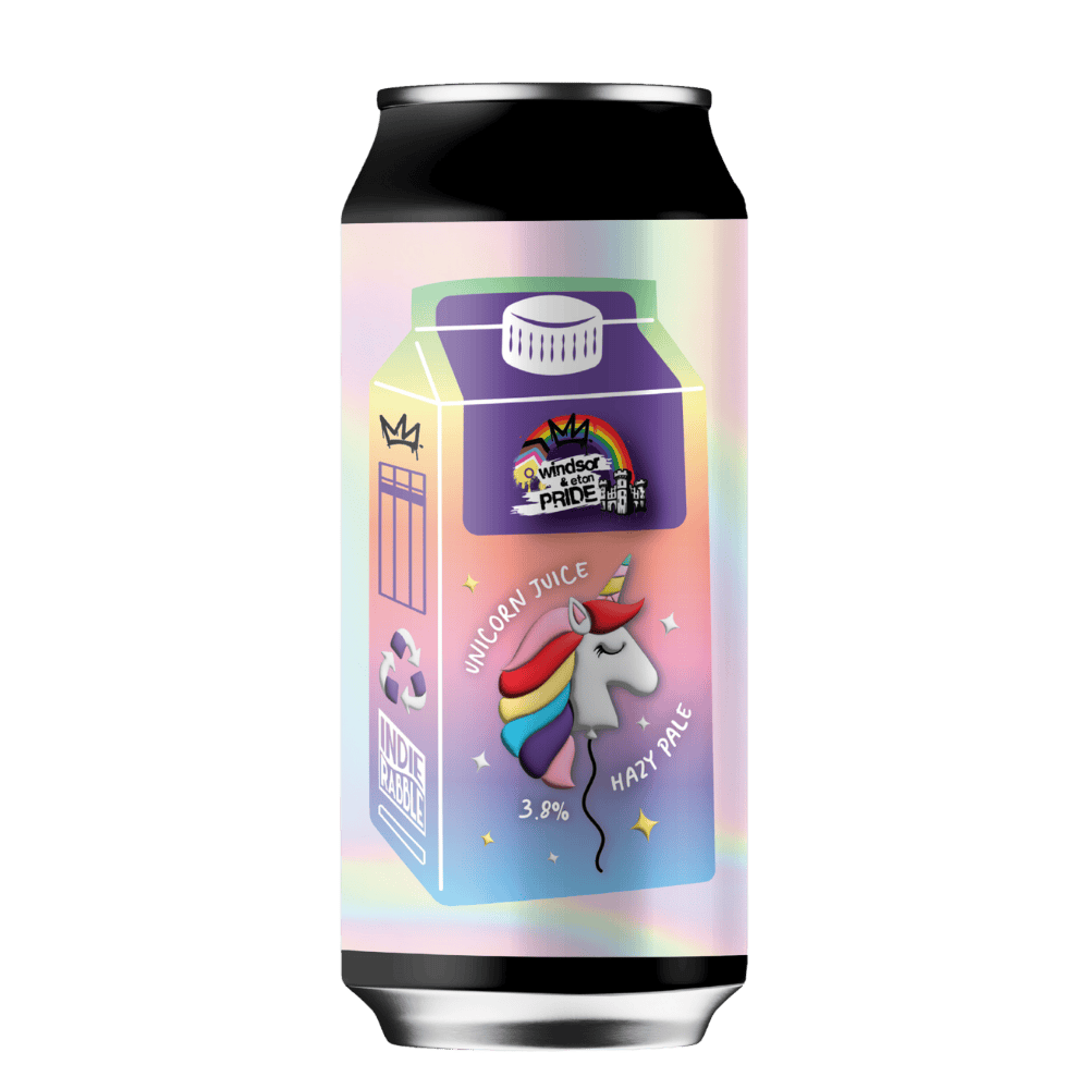 Indie Rabble Beer Unicorn Juice (New England Pale Ale, 3.8%) 440ml Low Cost Beer