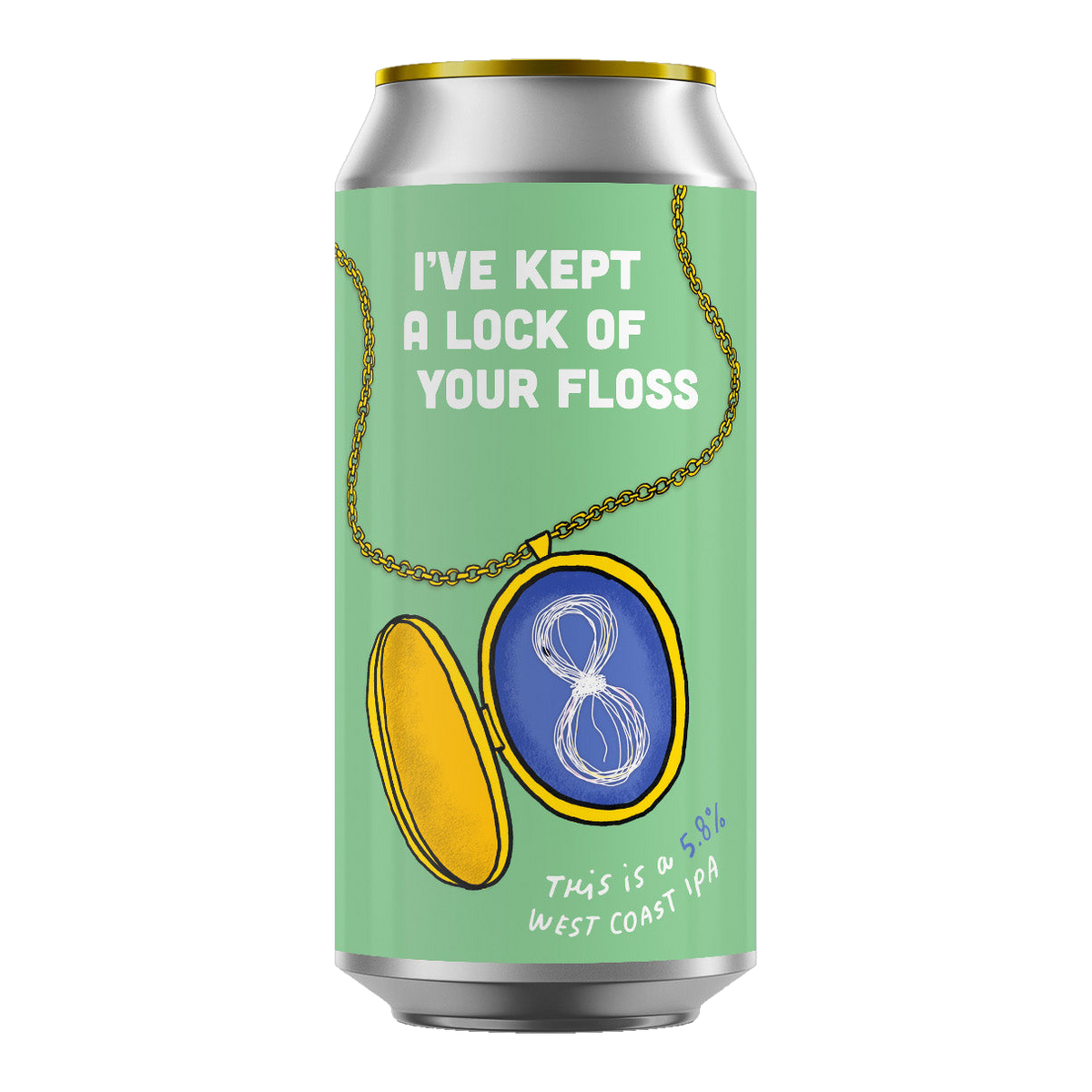 I've Kept a Lock Of Your Floss (West Coast IPA, 5.8%) 440ml