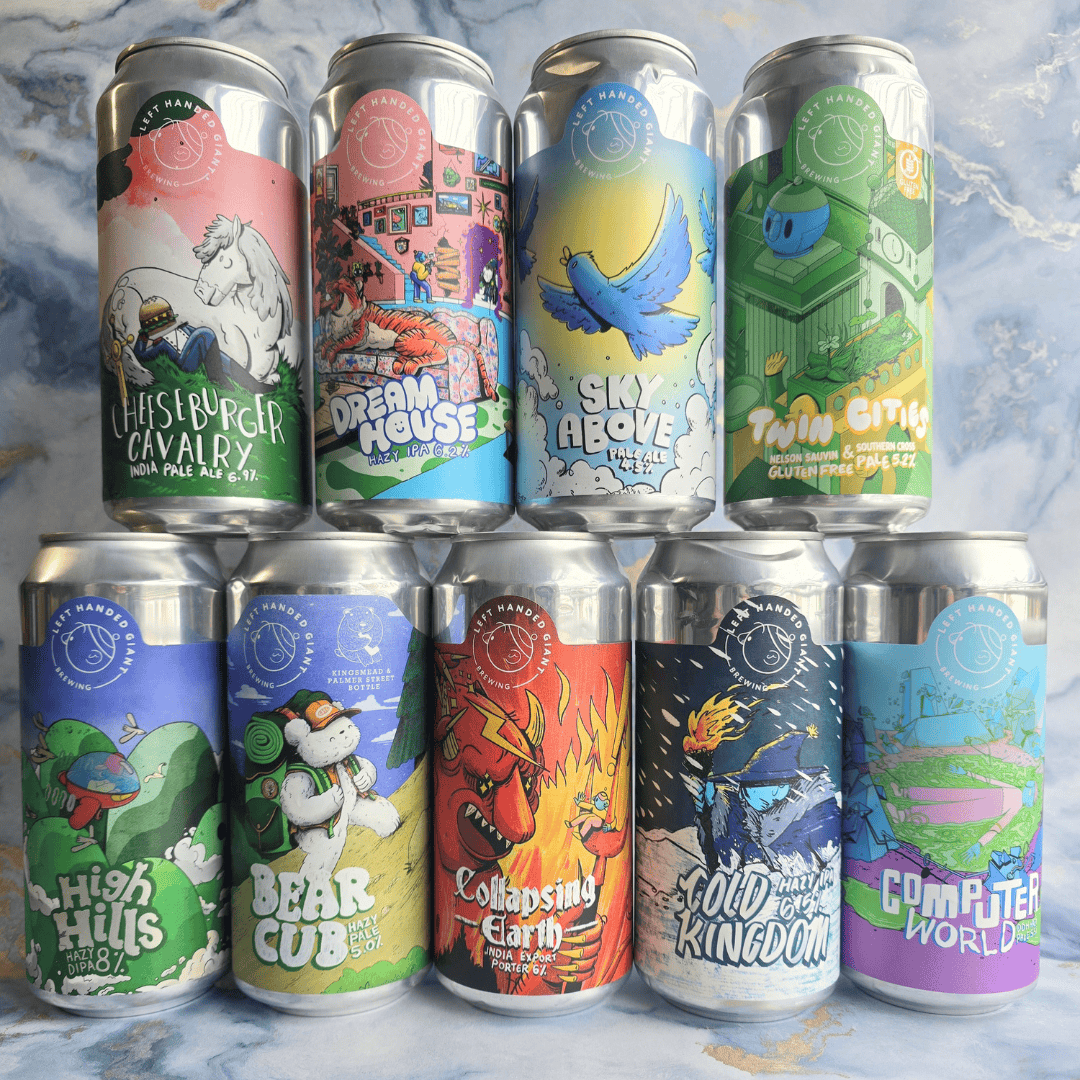 Left Handed Giant Left Handed Giant Brewery Showcase Box (9x 440ml) Low Cost Beer