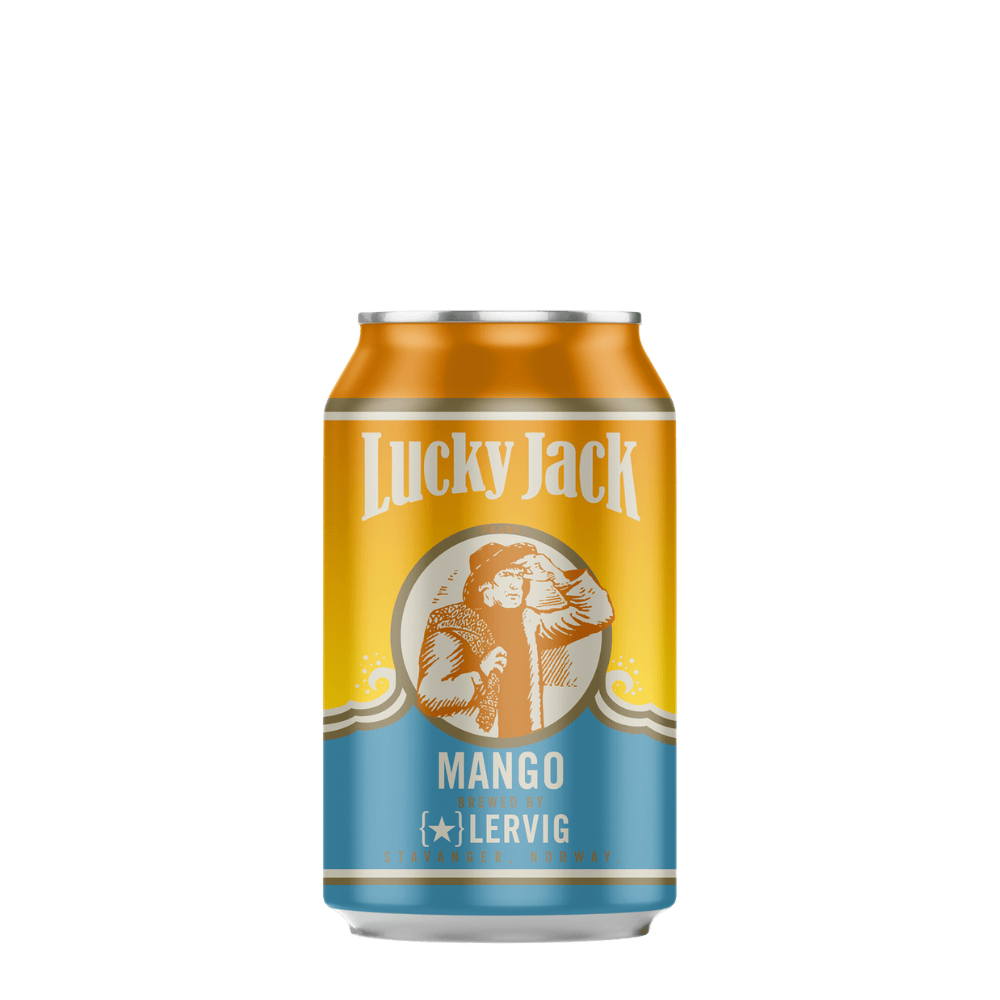 Lervig Lucky Jack Mango (Mango American Pale Ale, 4.7%) 330ml Low Cost Beer