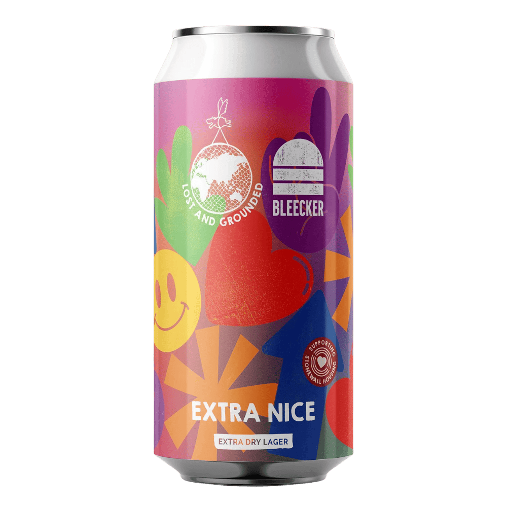 Lost & Grounded Extra Nice Rice Lager 4% 440ml – LowCostBeer