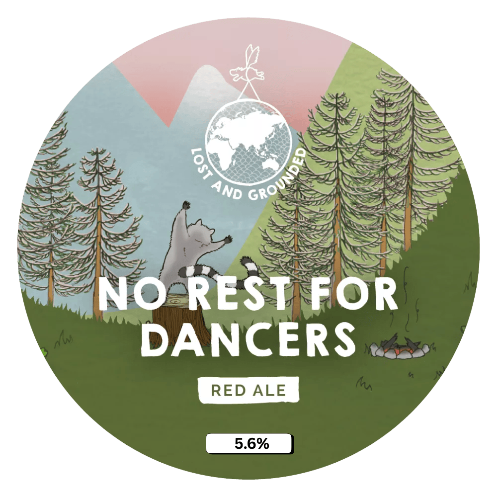 Lost and Grounded Lost and Grounded No Rest For Dancers (Red Ale, 5.6%) 1L Draught Low Cost Beer