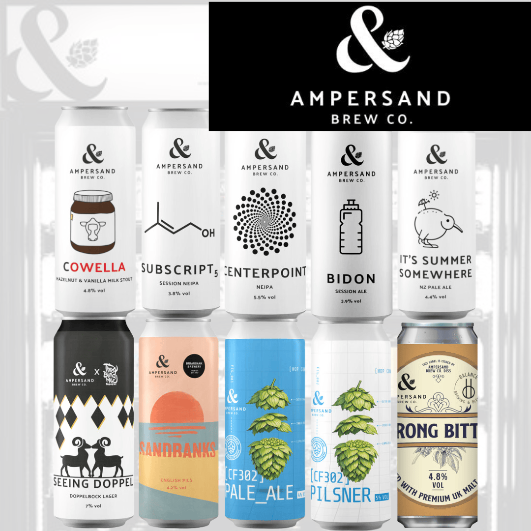 LowCostBeer Ampersand Brewery Showcase Box (10x440ml) Low Cost Beer