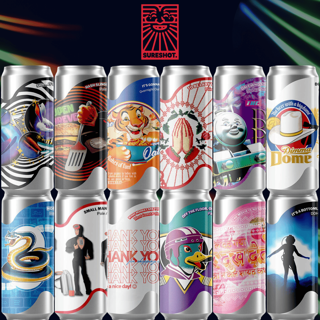LowCostBeer Sureshot Brewery Showcase Box (12x 440ml) Low Cost Beer
