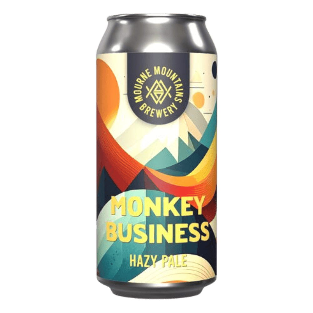 Mourne Mountains Brewery Monkey Business (Hazy Pale, 5.0 %) 440ml Low Cost Beer