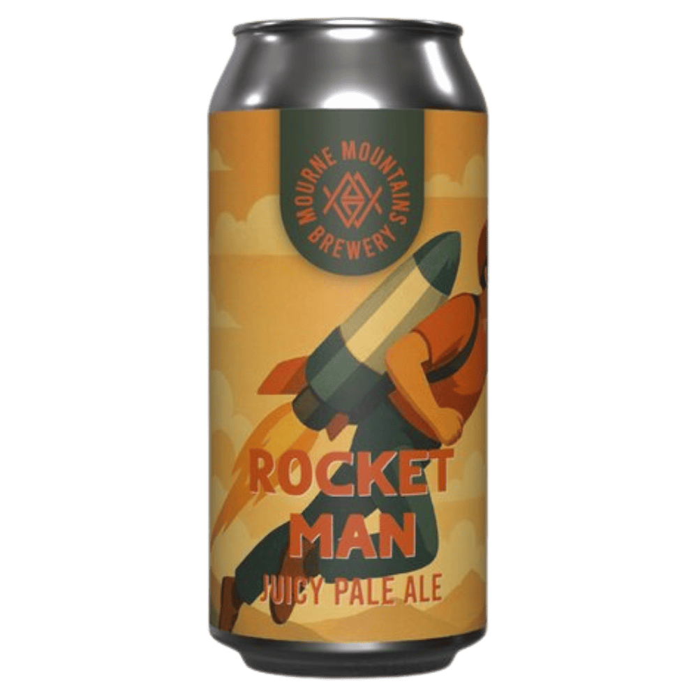 Mourne Mountains Brewery Rocket Man (Juicy Pale Ale, 4.5%) 440ml Low Cost Beer