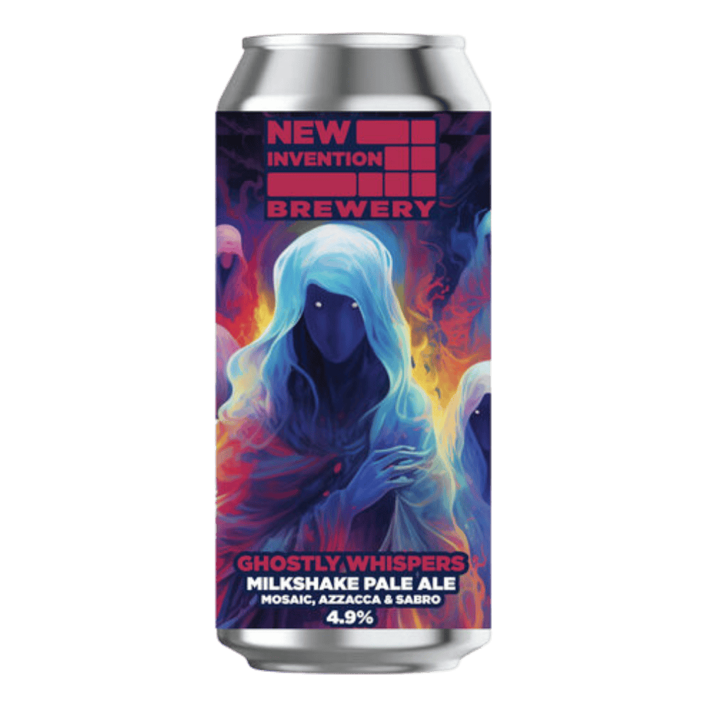 New Invention Brewery Ghostly Whispers (Milkshake Pale Ale, 4.6%) 440ml Low Cost Beer